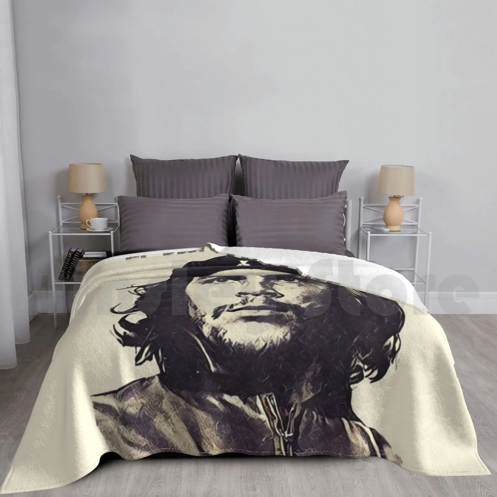 Che Guevara As El Comandante Of Cuba Blanket Fashion Custom Che Che Guevara Revolution Communism Cuba Communist