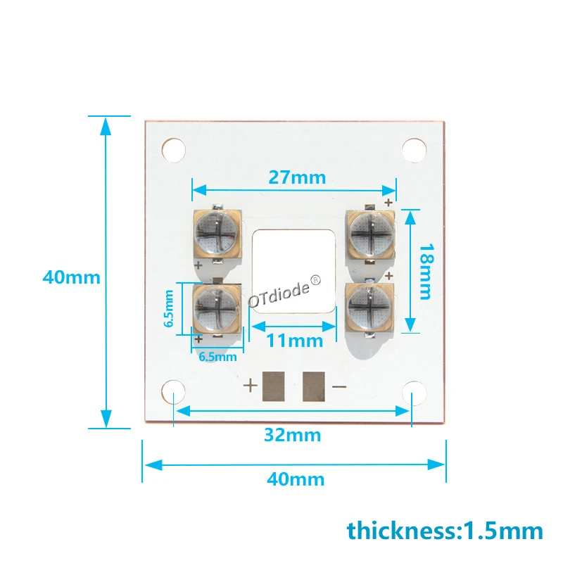 UV LED Lamp Curing Module 40W 3D Printer Purple Light 395nm 405nm 365nm LG6565 Glue Resin  Anycubic Photon Exposure Machine Ink