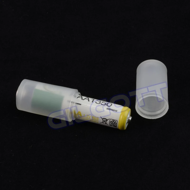 1pcs aaa para aa tamanho adaptador conversor de bateria suporte de baterias caixa de armazenamento caso durável difícil switcher