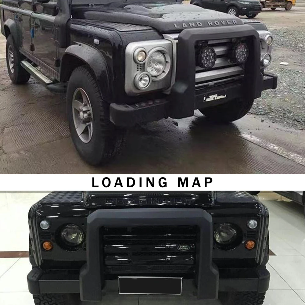 

4x4 Accessories Front Bumper U bar for Land rover Defender 90 110 bull bar Accessories Original Type Bumper
