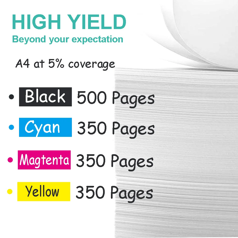 Cartucho de tinta para impresora Epson Expression Home, Compatible con XP-3100, XP-4100, XP-2100, XP-2105, XP-3105, XP-4105, 12pk, 603XL