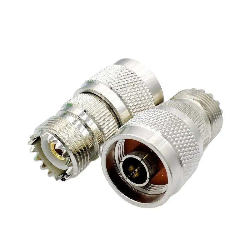 SL16 SO-239 To N Type UHF M Type To N Type Male Coaxial RF Connector N-UHF RF Adapter 1Pcs