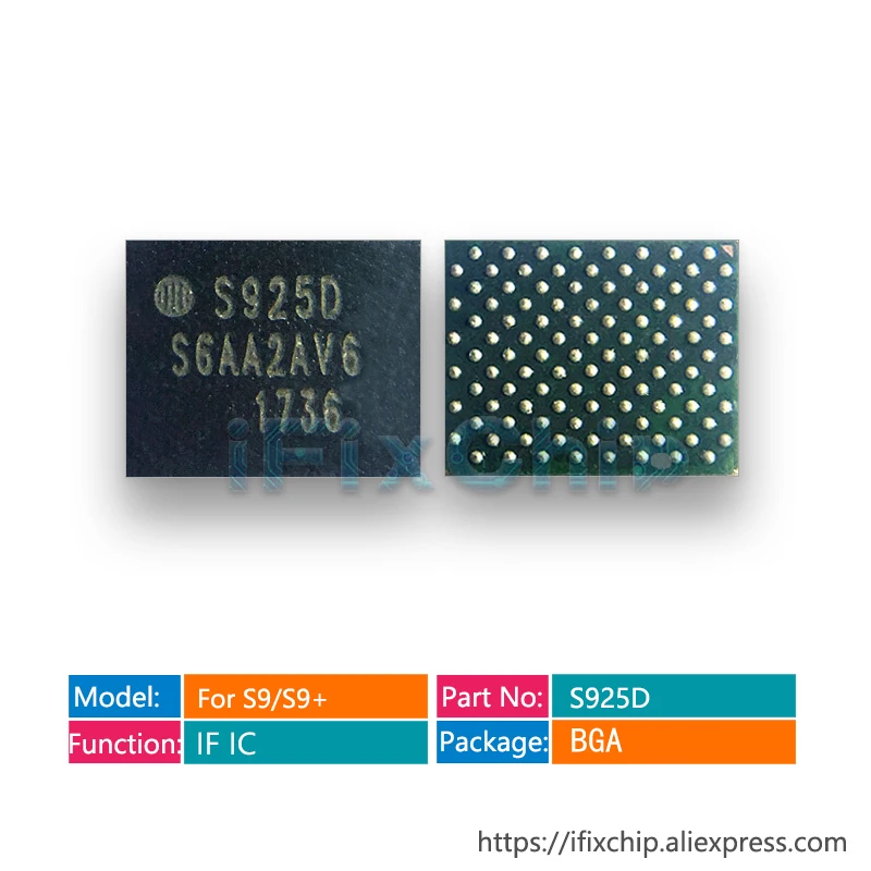 5-10pcs/lot S925D For Samsung S9/S9+ J710/J730F/G610F/A320/A520/A720 Intermediate Frequency IC IF Chip