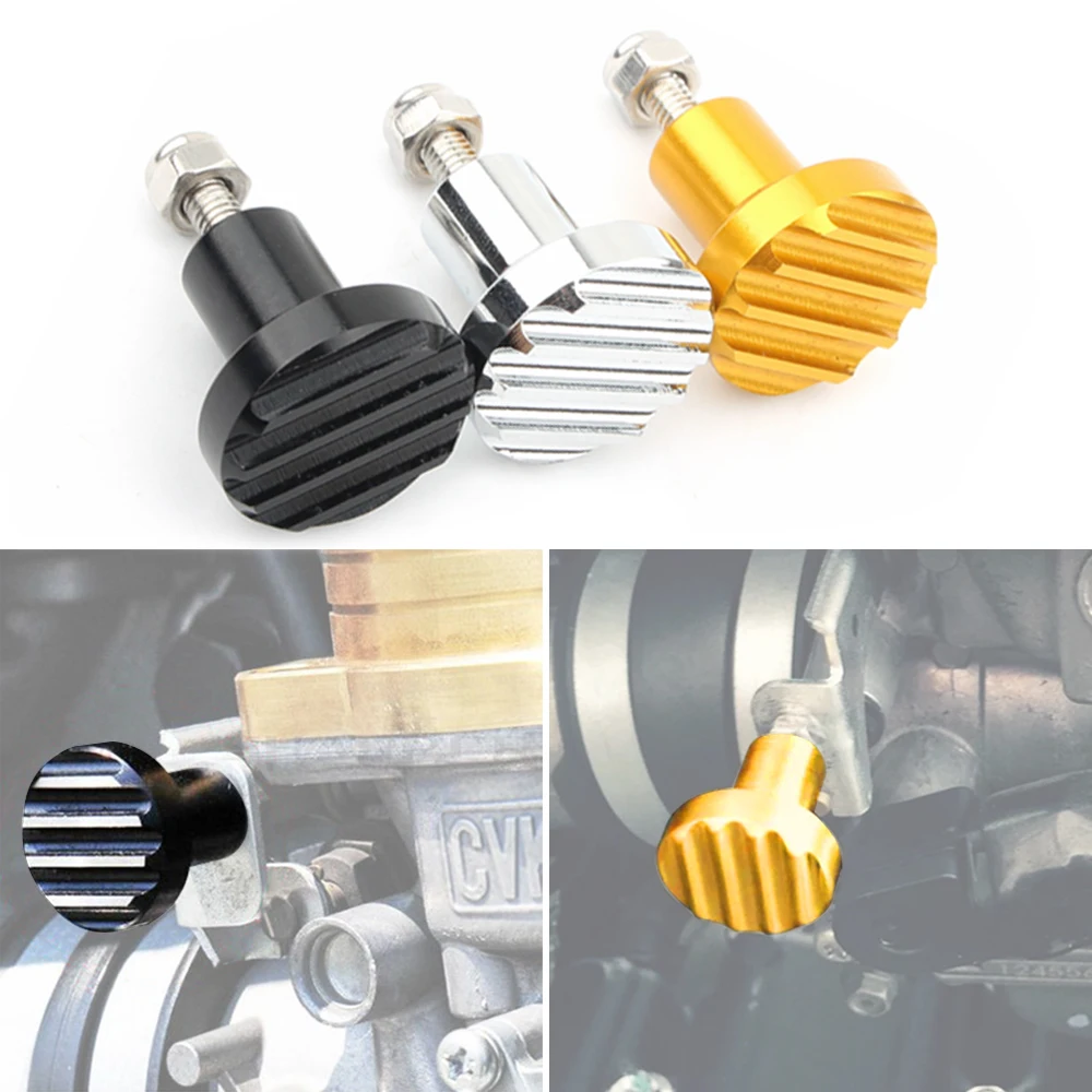 Motocykl karbowany gaźnik gałka dławik dla Triumph Scrambler Thruxton 900 Bonneville T100 SE CNC silnik aluminiowy akcesoria