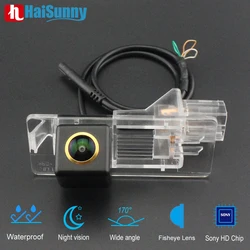 HD Golden Lens Rear View Camera For Renault Fluence Duster Megan Captur Fisheye Mirror Image Parking Reverse Night Vision