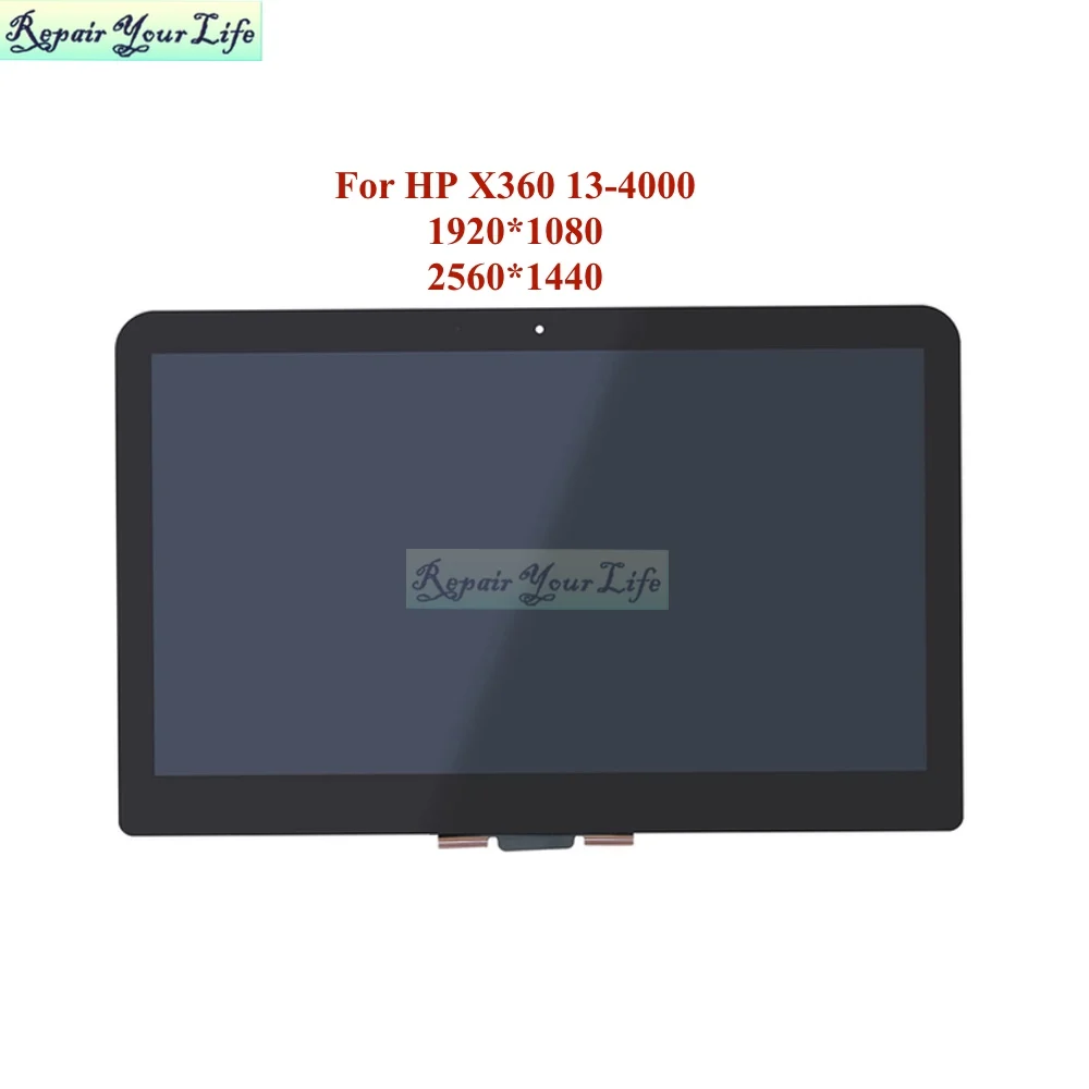 Imagem -02 - Matriz Nova do Conjunto da Tela Lcd do Portátil Lp133qh1-spa1 para hp Spectre X360 134000 13t-4000 13-4102tu 3k Qhd 40 Pinos Fhd 30 Pinos