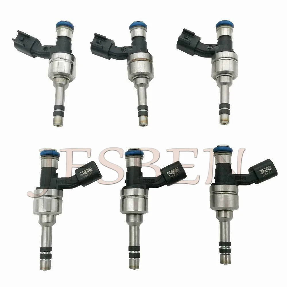 6PCS 12629927 FUEL INJECTOR for BUICK ALLURE LACROSSE CADILLAC CTS SRX CHEVROLET EQUINOX CAPTIVA GMC TERRAIN 3.0L V6 2010-2018