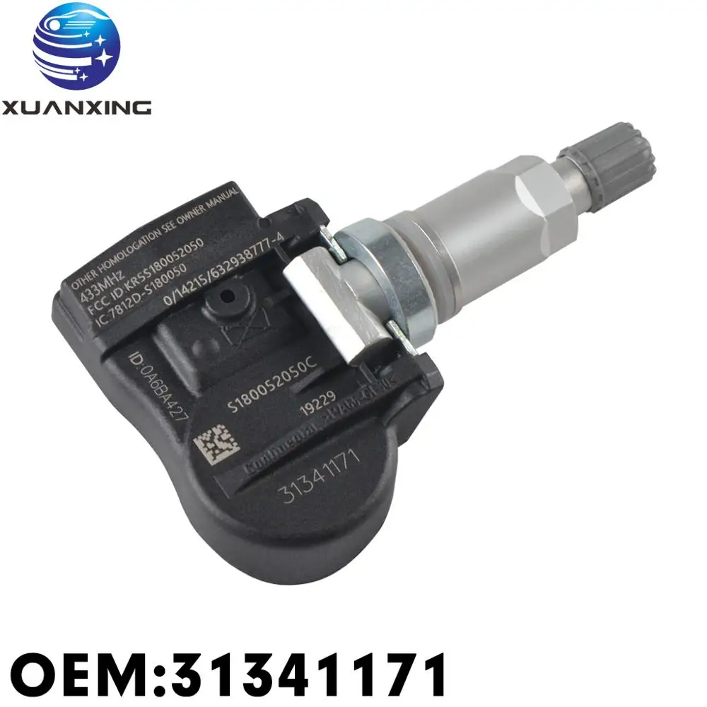 

OEM 31341171 Tire Pressure Sensor Monitoring System TPMS 433MHz For Volvo C30 C70 S40 S60 S70 S80 V40 V50 V60 XC60 XC70 XC90