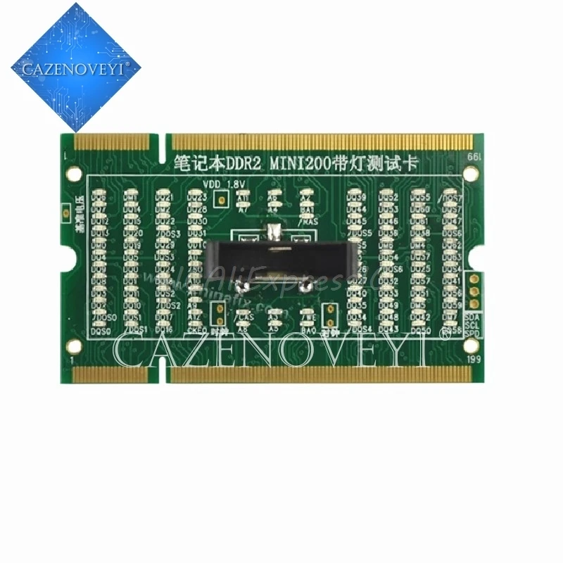 1pcs/lot Laptop Memory DDR2 dual illuminated test card pros and cons to dual-use tester In Stock