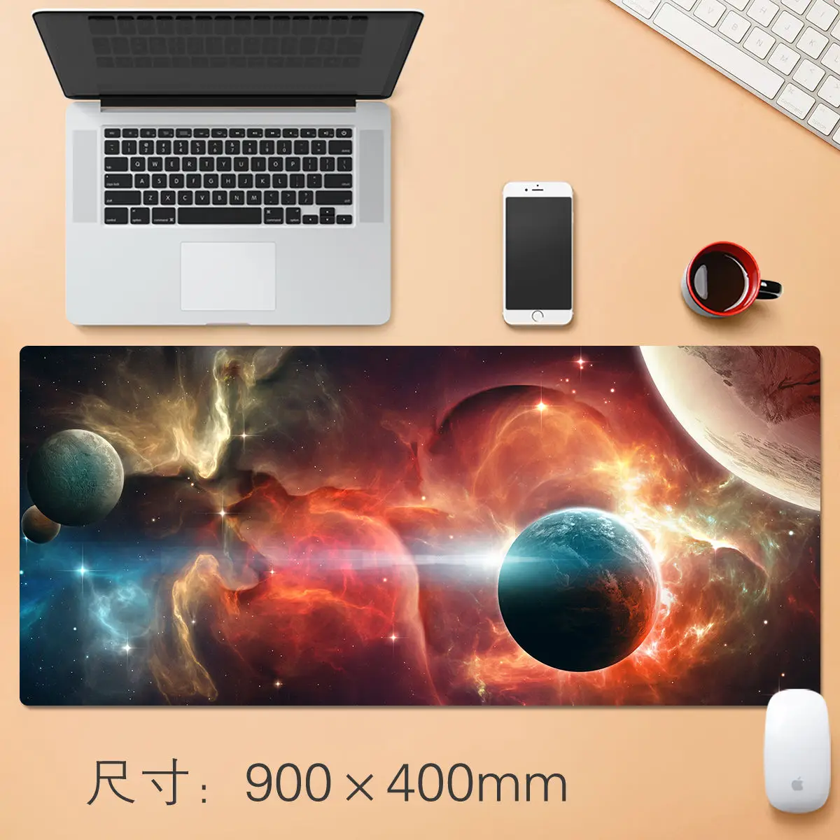 

800*300*3mm Starry Sky Cute Mouse Pad Creative INS Xl Game Computer Keyboard Office Table Mat Christmas Gift Kawaii Desk