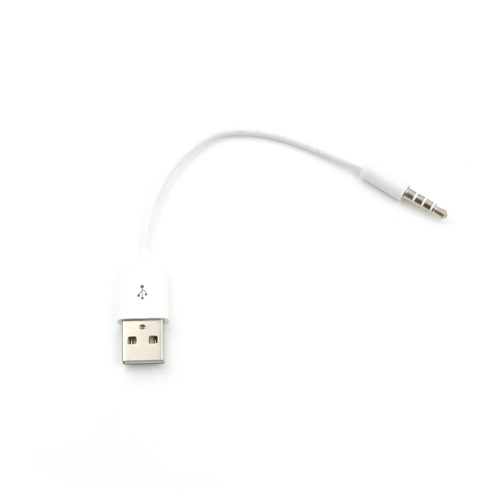 New 3.5mm Jack AUX to USB 2.0 Charger for Apple iPod MP3 MP4 Player Cord Data Sync Audio Adapter Cable Car Interior Accessories