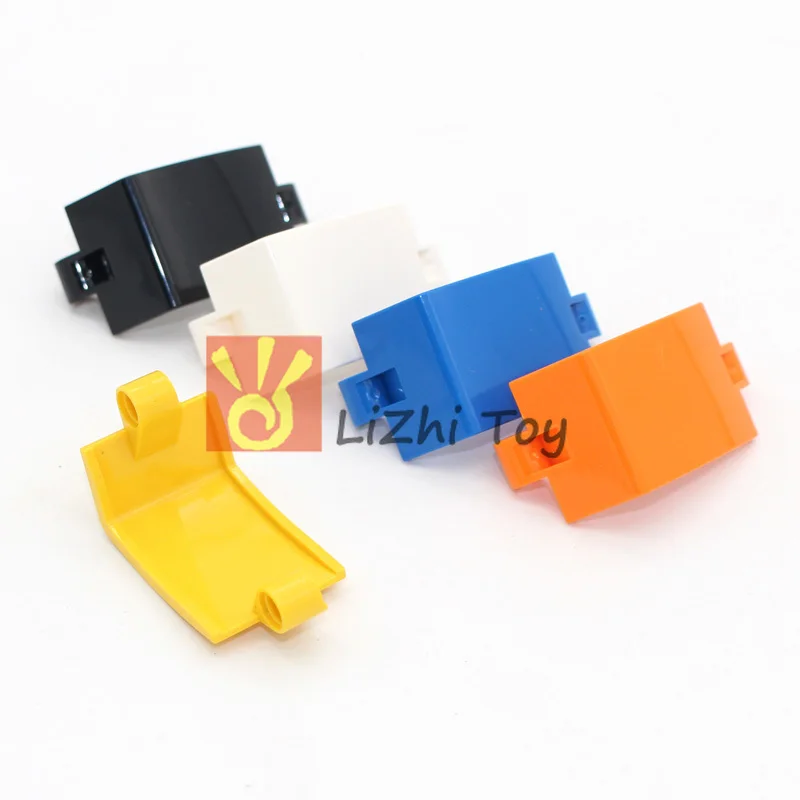 4pcs MOC Bricks Technology 24116 Panel Curved 3x5x3 Building Blocks Toys Parts Compatible with All Brands Car Tank Accessories