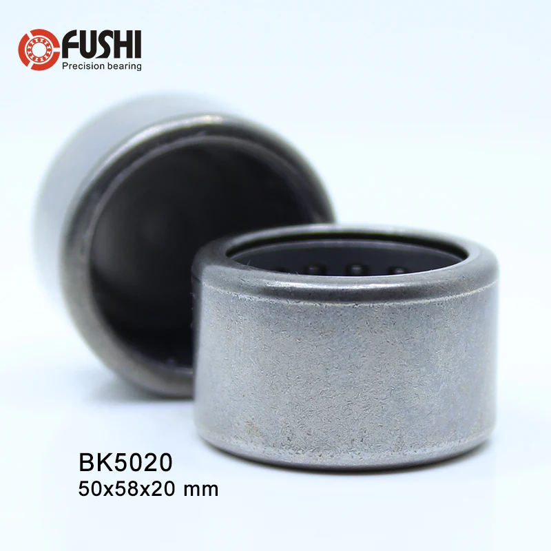 

BK5020 Needle Bearings 50*58*20 mm ( 1 Pc ) Drawn Cup Needle Roller Bearing BK505820 Caged Closed ONE End 55941/50