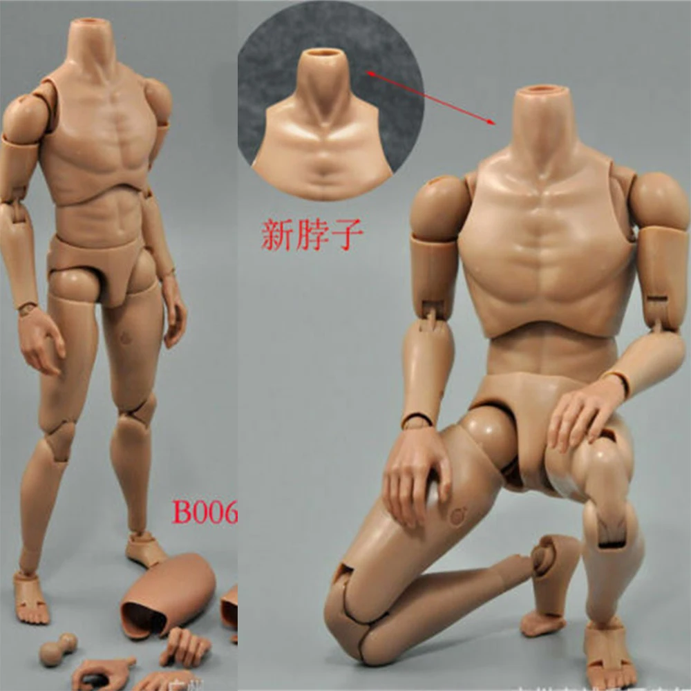 

1/6 стандартная фигурка мужского плеча, модель игрушки B006, коллекция высоких ног с шеей для 12-дюймовой мужской головы