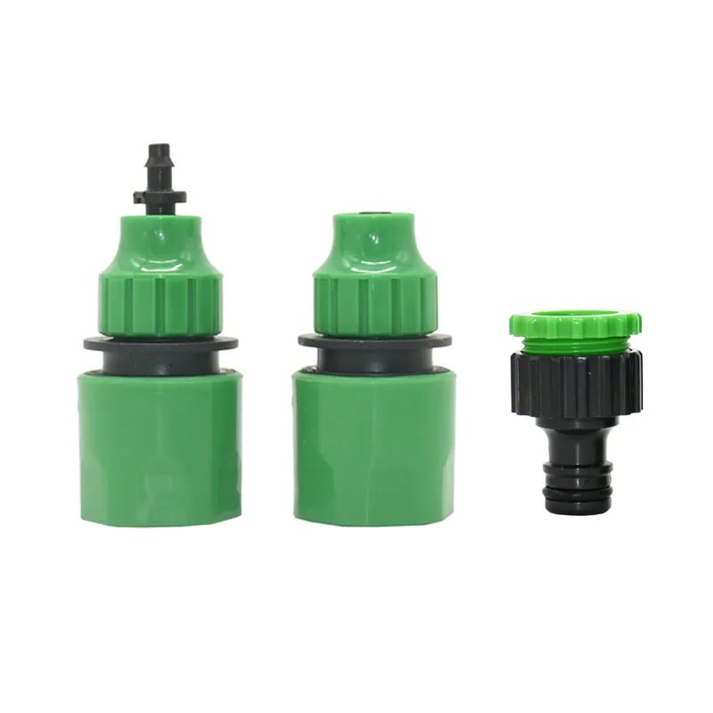 1/4 3/8 Inch Garden Hose Quick Connector 4/7 8/11 Hose Water Connectors With 1/2 3/4 Thread Garden Watering Pipe Fitting 1PCS