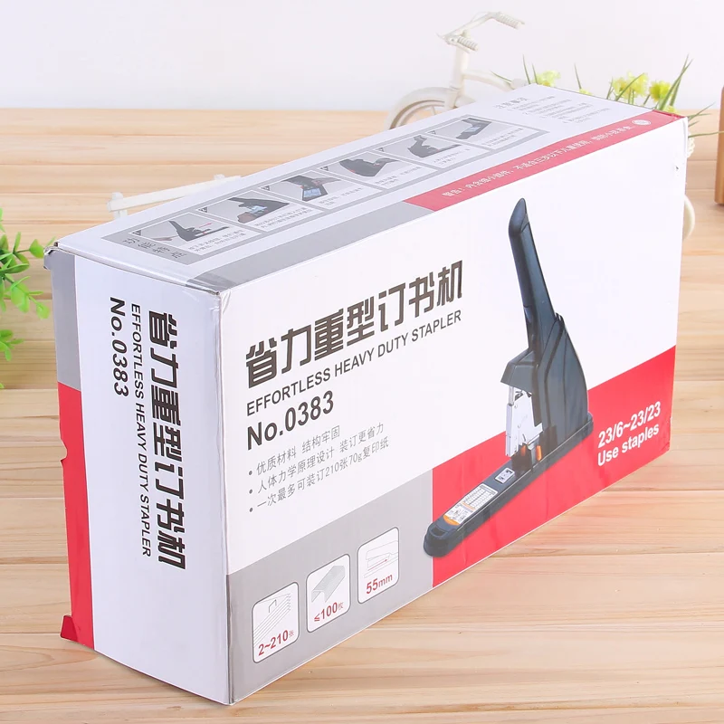 Heavy-Duty Stapler Thickened Labor-saving Stapler Manual Portable Stapler Can Order 210 Pages Of Thick 70g Paper