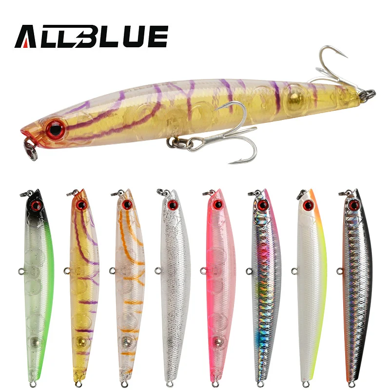 BLUX SURFER 95 עט פופר Topwater 95MM משטח Walker דייג להוביל את הכלב מלאכותי מים מלוחים באס קשה Bait Tackle