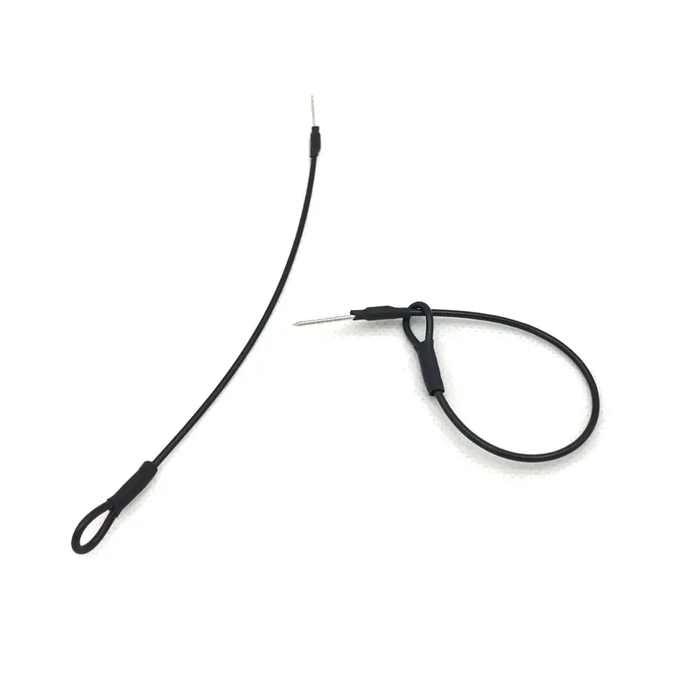 Security Tag Lanyard 17CM Black 100 Piece For EAS Systems Compatible With Checkpoint Security System