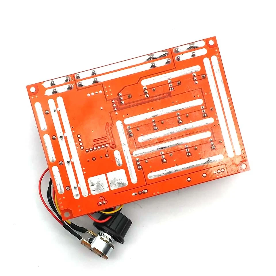 Dc 10-50v pwm dc controlador de velocidade do motor 3000w (max.) 12v 24v 36v 40v 50v 60a interruptor de velocidade