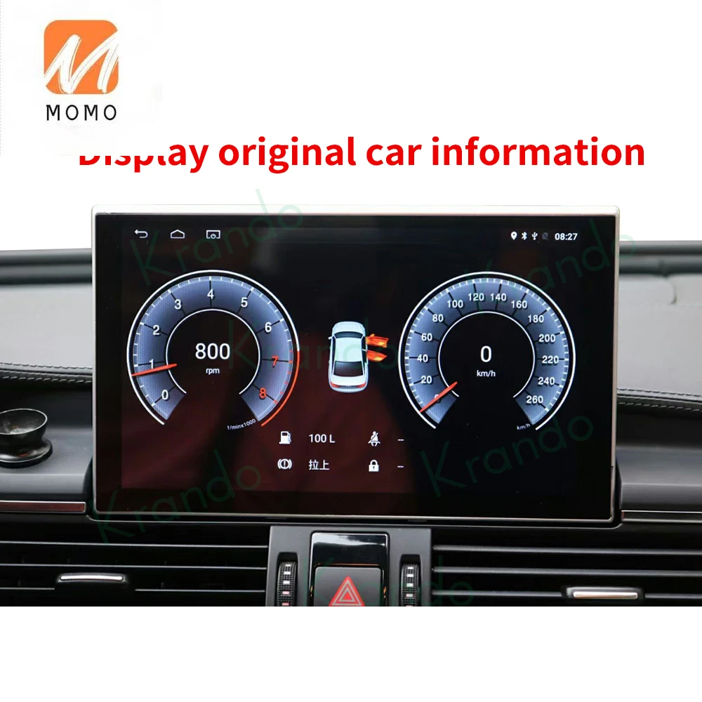 Android 11.0 9 inch 6G 128G Car Radio for Audi A6 A6L C7 A7 2012-2018 IPS Screen Audio Navi Multimedia Player GPS Carplay