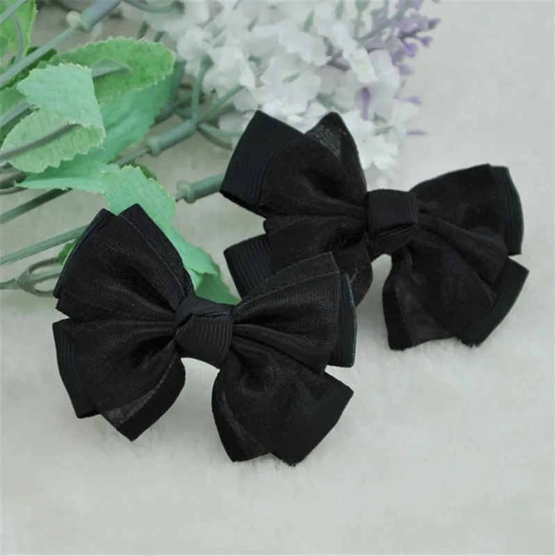 20pcs Mix Color Grosgrain Ribbon Bows DIY Appliques Wedding Craft Gift A066