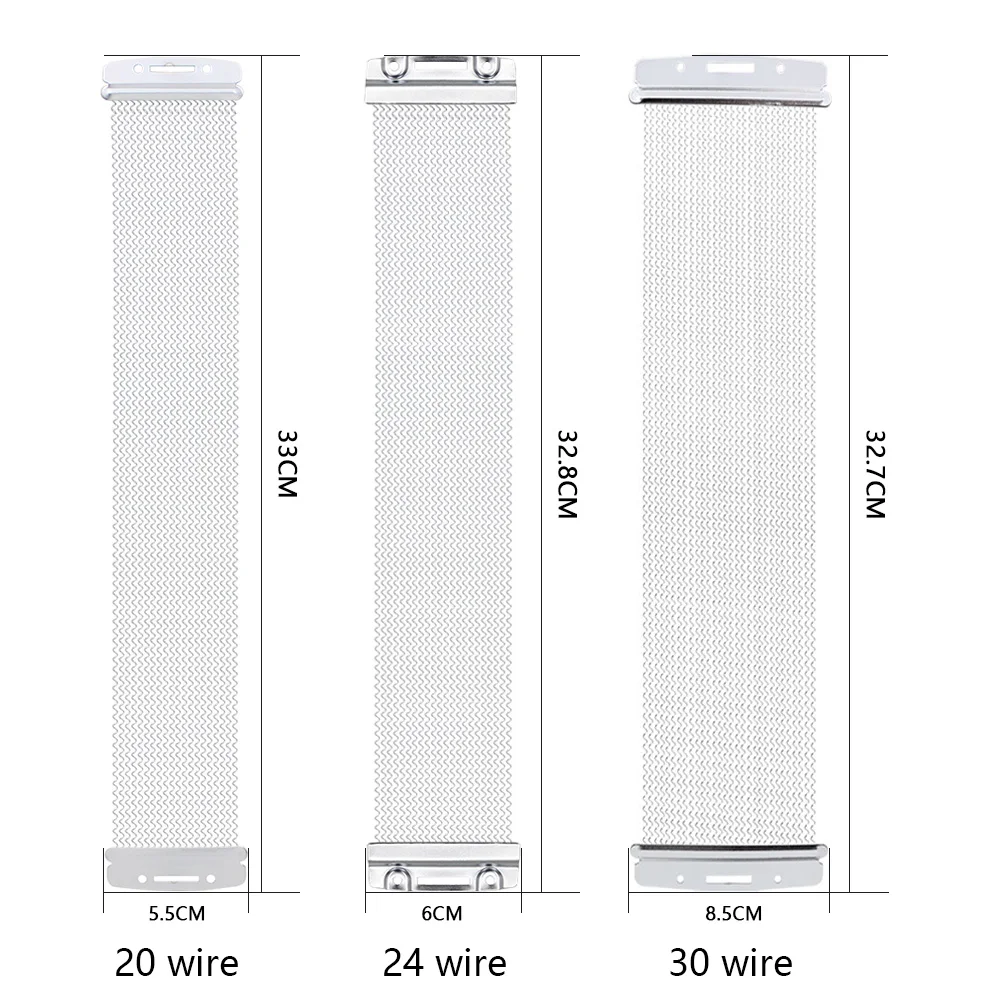 High Quality Steel Wire 20-42 Strands Drum Spring Silver Stainless Steel for 14 Inch Snare Drum Cajon Box Drum Replacement Parts