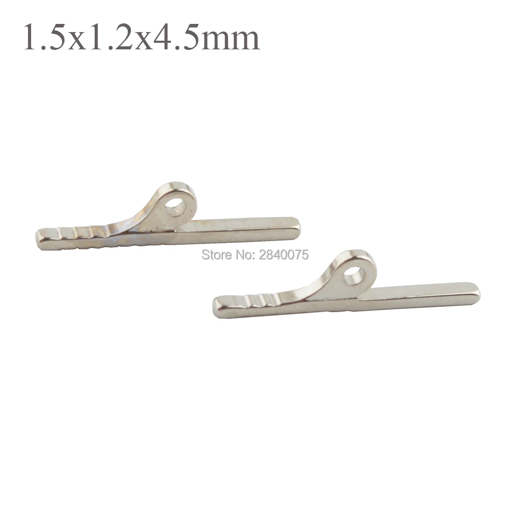 100pcs glasses hinge,hinges for eyeglass repairing universal hinges for eyeglasses 1.5x1.2x4.5mm