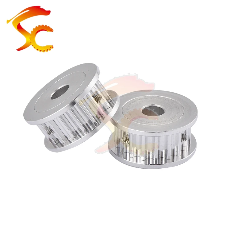 

4PCS/lot HTD5M 18teeth Aluminum timing pulley 5M 18 teeth for belt width 10mm (18HTD5M-10) 8mm bore diameter High Quality