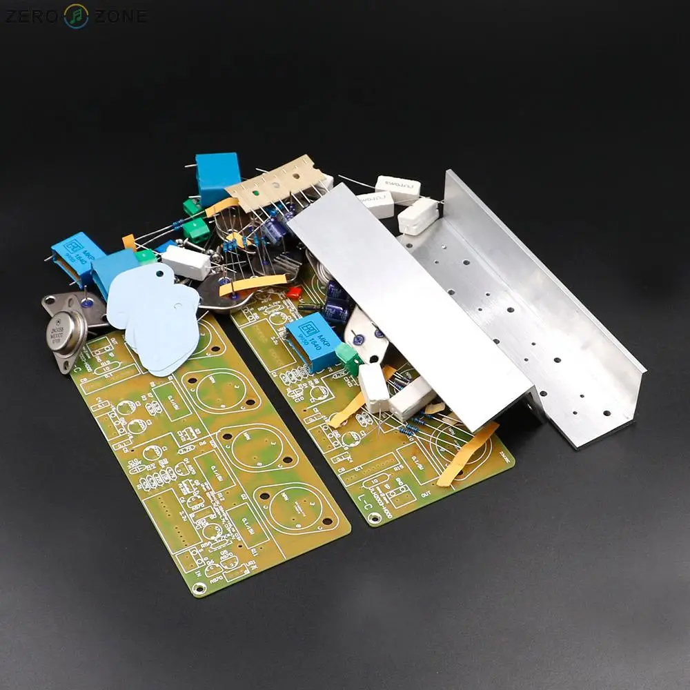 ZEROZONE Bell of 2 Pcs. JLH2003, Class A Single-ended Power Amplifier, 22W + 22W, 8Ω DIY Kit (2ch)