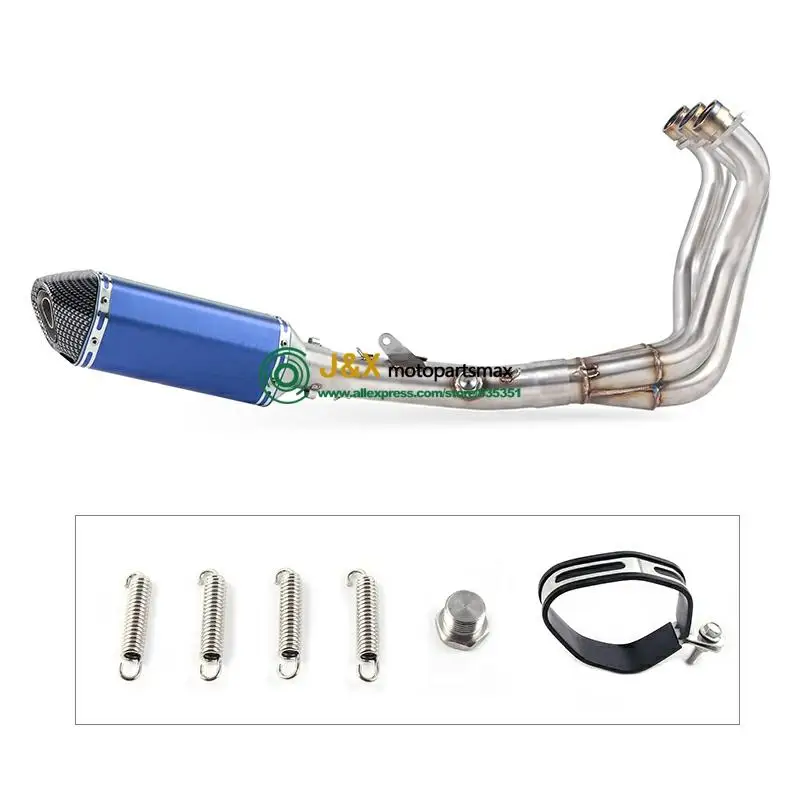 Full System For Yamaha Fz09 Mt09 mt-09 fz-09 Xsr900 2013 To 2021 Motorcycle Escape Exhaust Motorcycle Exhaust Full System