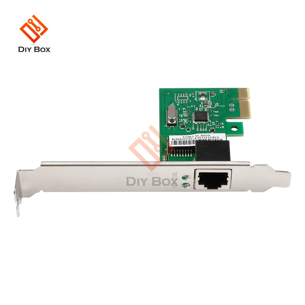10/100/1000Mbps Ethernet PCI Express PCI-E Network Card Controller RJ45 Lan Adapter Converter for Desktop PC 1000 Gigabit