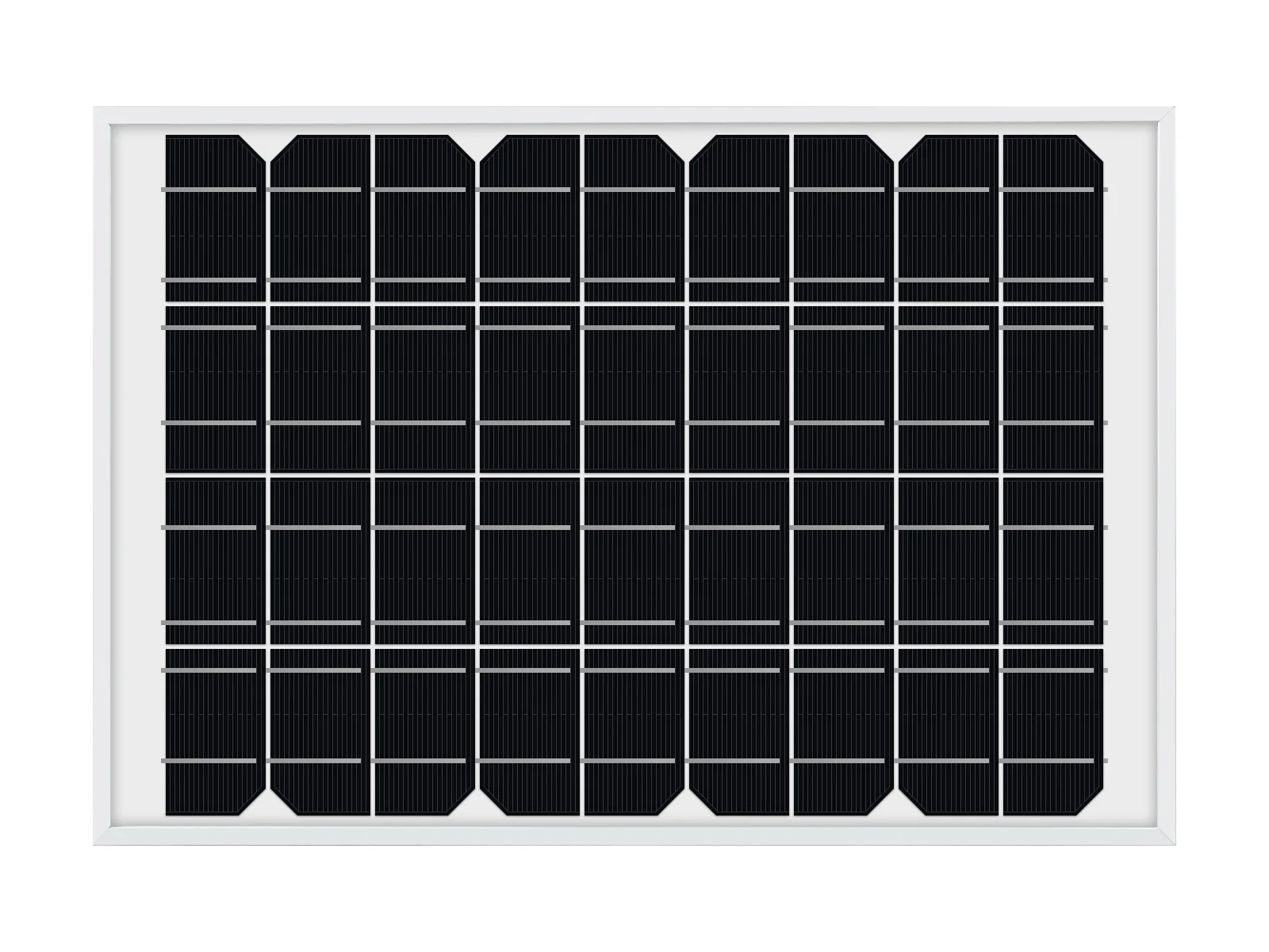 Waveshare Polysilicon Solar Panel (18V 10W), 10Wp Power Photovoltaic Panel, High Conversion Efficiency