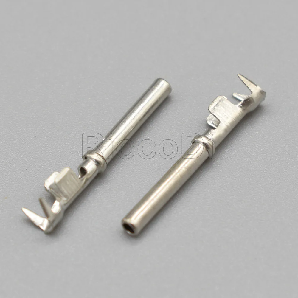 100 Pcs 1.0mm Female Elcetric Plug Crimp Terminal DTM Pins Auto Insert Spring Round Wiring Terminal 1062-20-0122