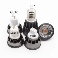 LED 컵 스포트라이트 GU10 총검 전구, 저전압 MR16 핀 전구, 220V, 높은 CRI 90