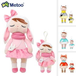 Metoo Forest Animals Plush & Stuffed Dolls Unicorn Angela Doll Rabbit Plush Toy Cute Fox Kids Soft Companion Boneca Decor Toys