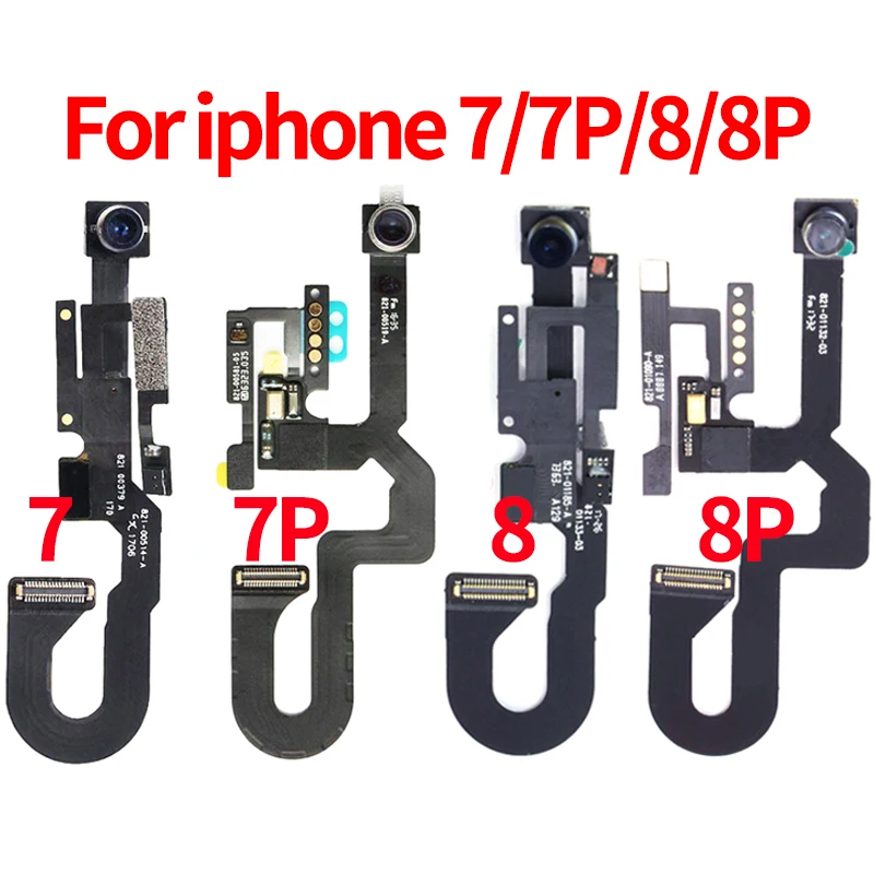 Original Small Front Camera For iPhone 5S SE 5 6 6s 7 8 Plus Proximity Sensor Face Front Camera Flex Cable Phone Repair Parts