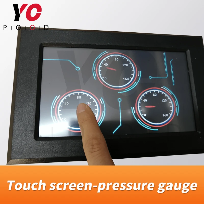 Escape Room Touch Screen Pressure Gauge Prop,When all three gauges are in correct number,the mag lock will be opened,Escape Prop