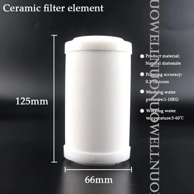 2Pcs 5Inch Filter Element Activated Carbon Granular Filter Reverse Osmosis WaterPurifier Replacement Filtration Accessories Tool