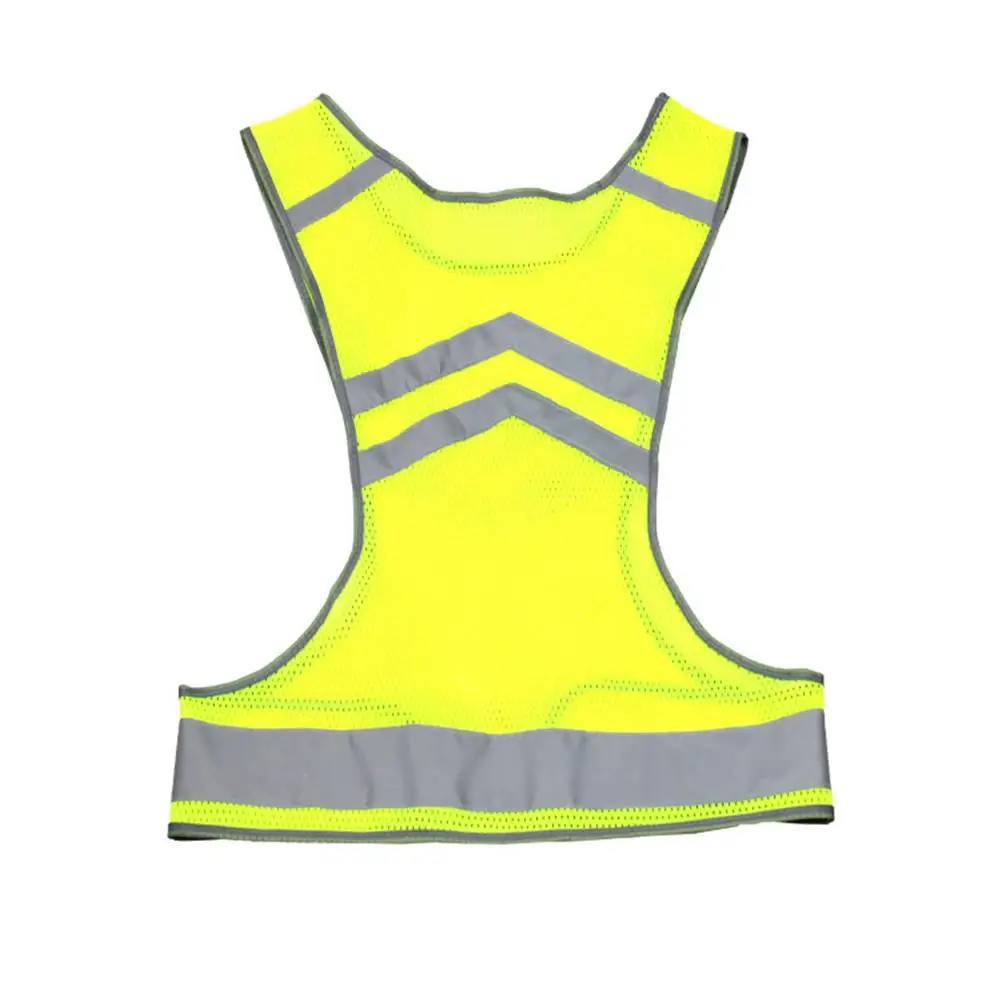 Safety Vests Fluorescent Yellow Arrow Pattern LED Luminous Reflective Night Running Vest Riding Vest Outdoor Sports Vest