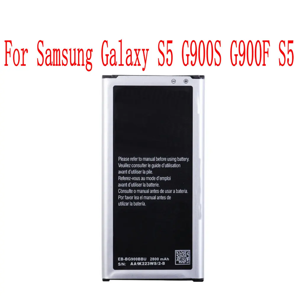 New EB-BG900BBU Battery For Samsung Galaxy S5 G900S G900F S5 Cell Phone