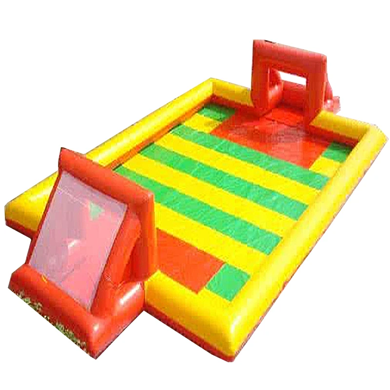 PVC Inflatable Football Game Inflatable Soccer Field For Sports Games Sports and entertainment facilities