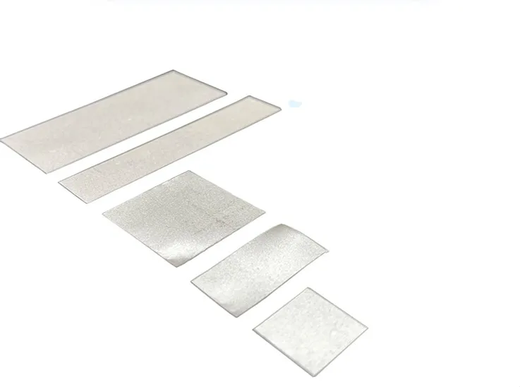 PVDF piezoelectric film Support electrode extraction sealant silvering 28um 1*1/2cm 1*5cm 1*10cm 2*2cm 2*5cm 2*10cm PVDF sensor