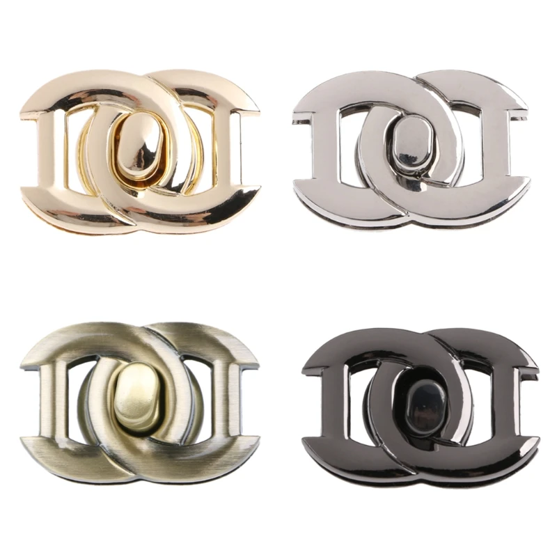 New Hot Metal Clasp Turn Lock Twist Locks for DIY Handbag Craft Bag Purse Hardware Tool Bag Accessories High Quality