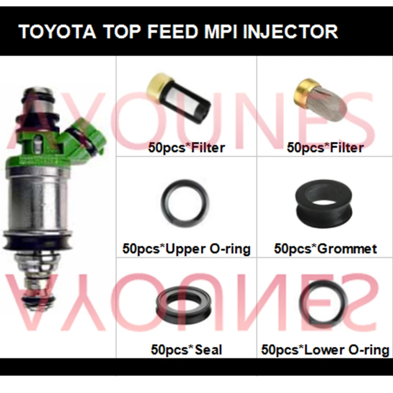 

Fuel injector repair kits for TOYOTA Camry Celica MR2 RAV4 2.2l 2.0 23250-74140 23209-74140 2325074140 2320974140(AY-RB101)