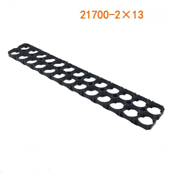 

21700 2*13 Batteries Holder Bracket Cell Safety Anti Vibration Plastic Cylindrical Battery Brackets For 21700 Lithium Batteries