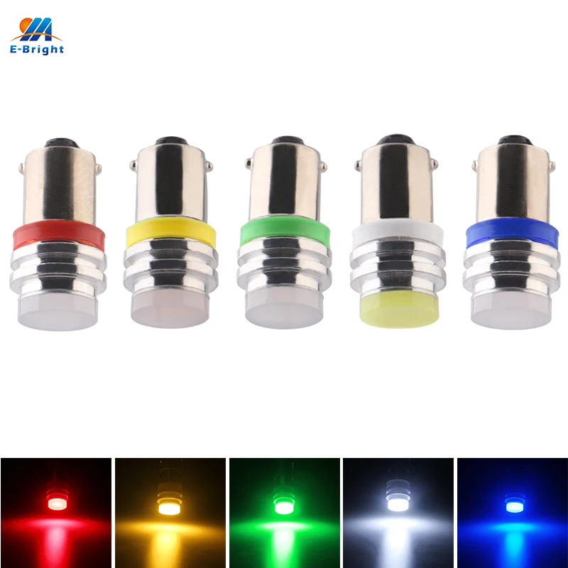 

4pcs BA9S LED Auto Bulbs t4w T11 LED License Plate Lamps Side Marker Lights 12146 1445 12V 24V 1W 64111 For Cars Trucks White