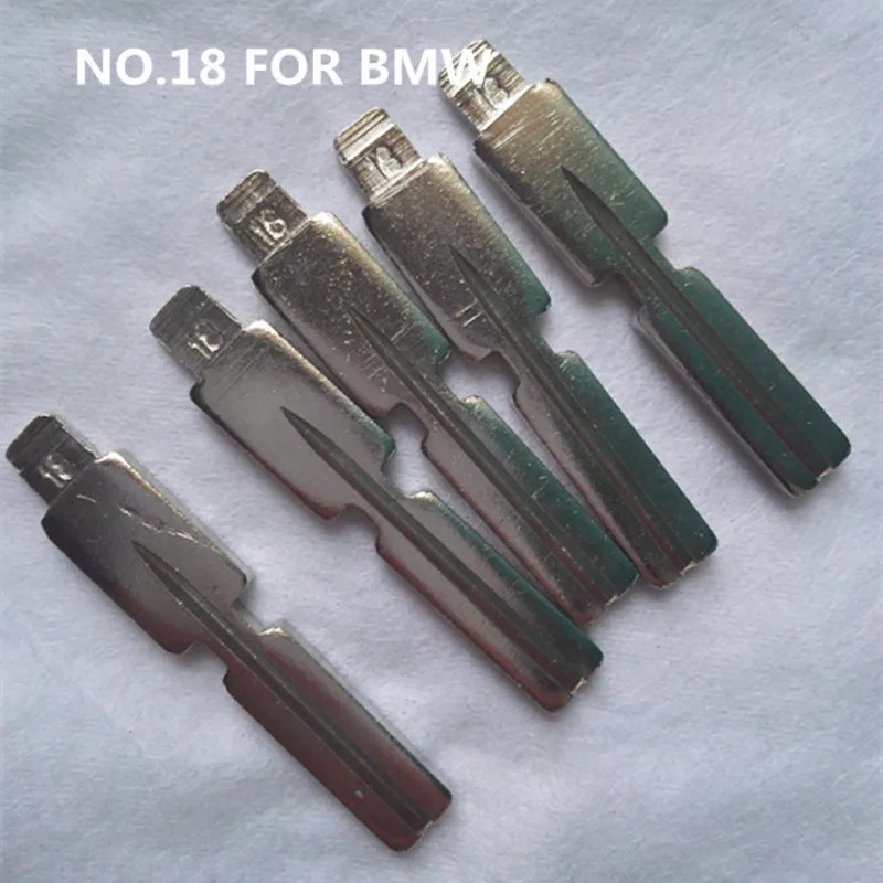 

20 шт. 18 # Заготовка для автомобильного ключа, откидная лезвие для дистанционного ключа для BMW HU58 NO.18, лезвие для ключа