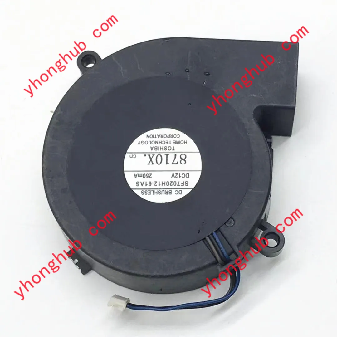 

SF7020H12-61AS DC 12V 250mA 3-wire Server Cooling Fan