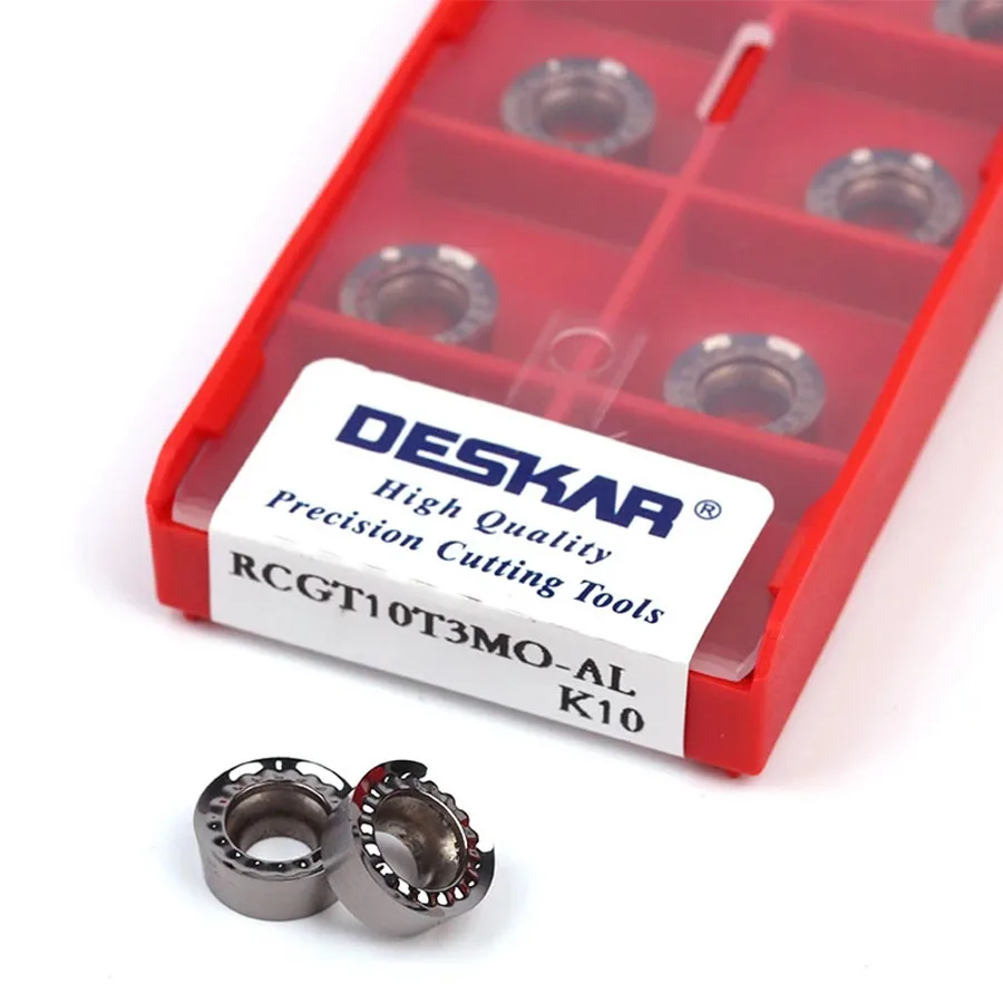 

100% Оригинальный Φ K10 RCGT10T3MO-AL K10 износостойкая вставка с ЧПУ карбидные Токарные Вставки для алюминия и меди