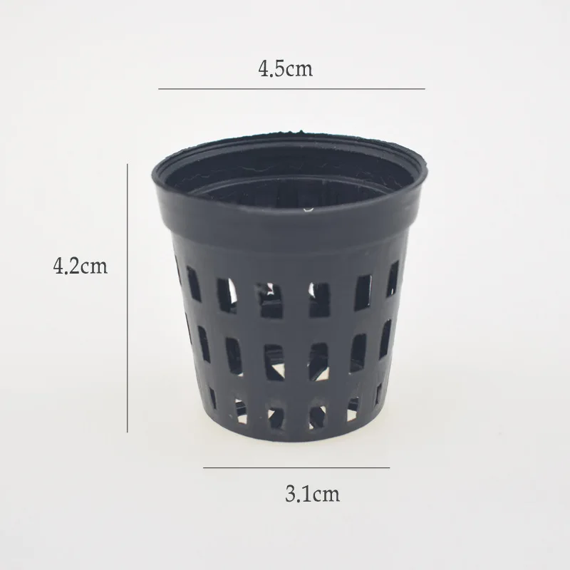 5pcs/lot Fish Tank Plants Planting Basket Plants Cup Packing Plants for Medium Tissue Culture Basin Plastic Plants Basket - view 3